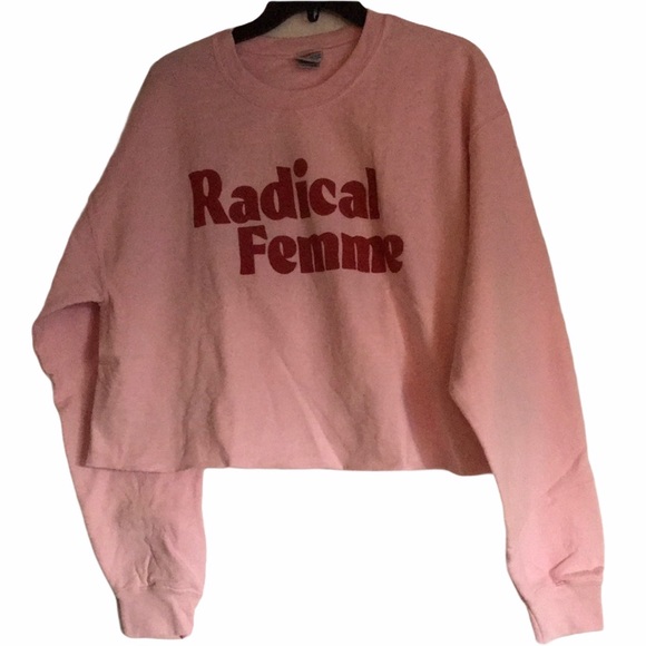 1 LEFT!  NEW Graphic Radical Femme JunkFood crop - Picture 7 of 8